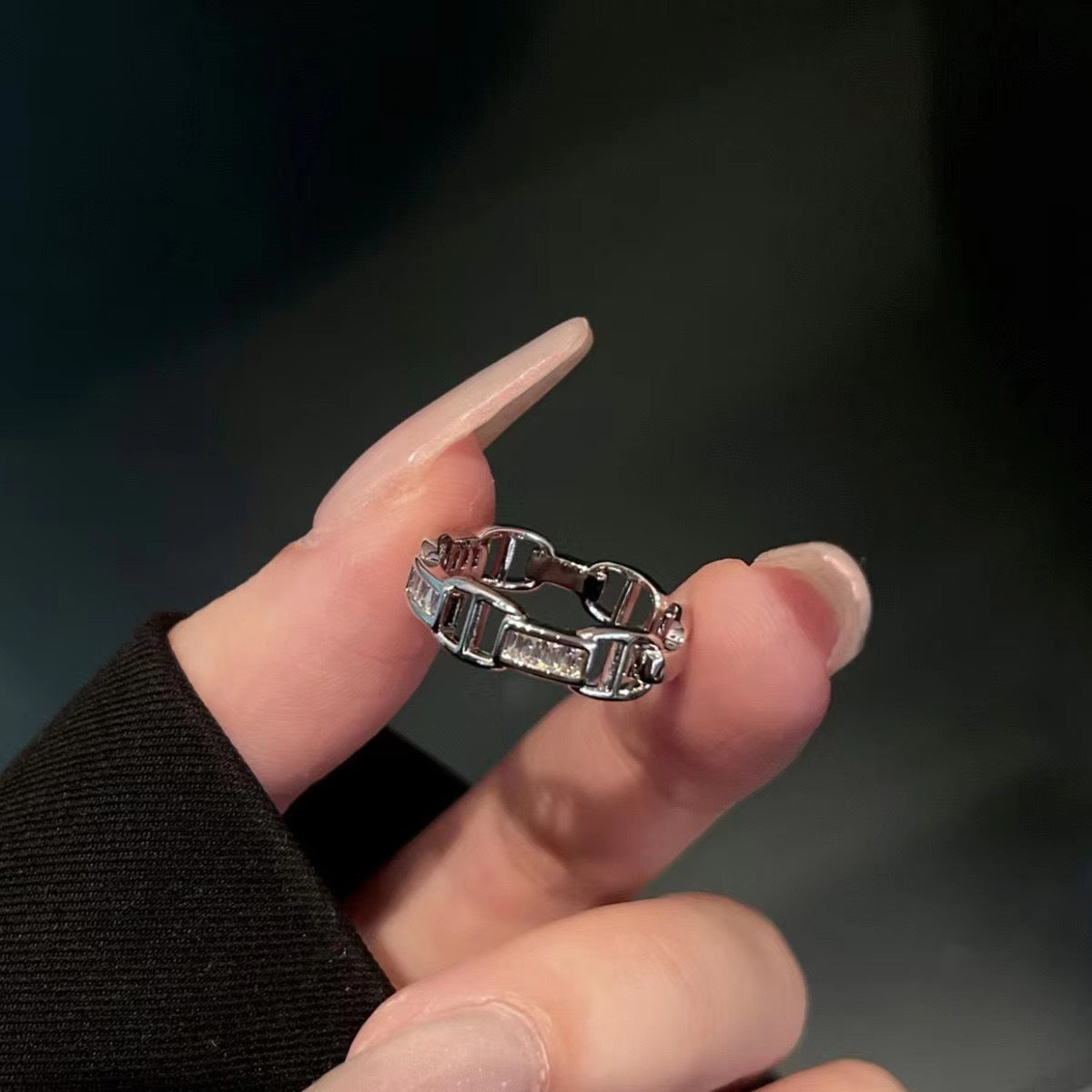 Pair Simple Gift Male Index Finger Rings