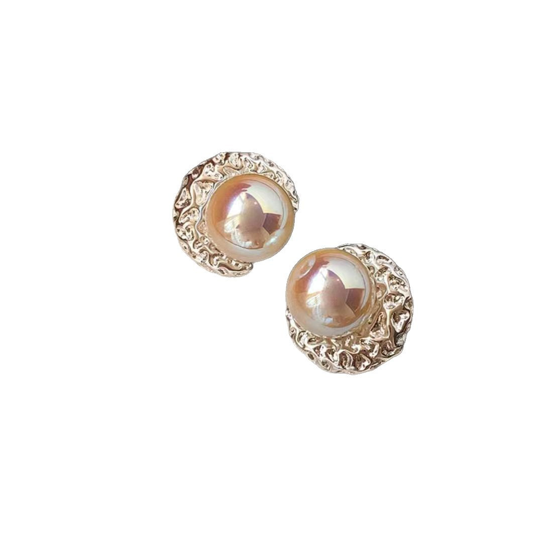 Women's Mermaid Beads Liquid Pleated For Personalized Earrings