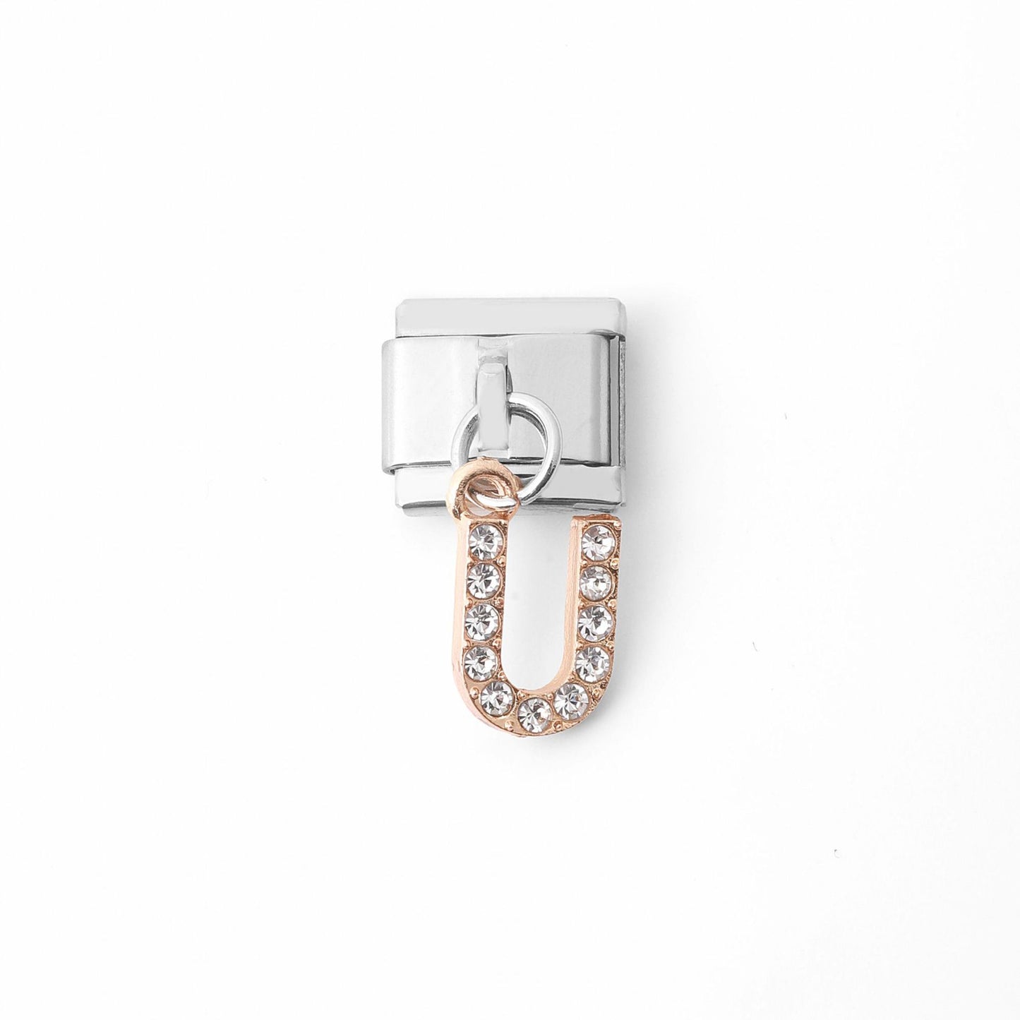 Unique Comfortable Stainless Steel Letter Module Bracelets