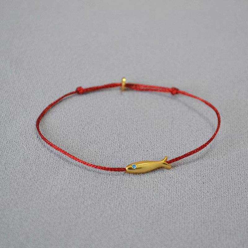 Women's Personalized Minority Refined Simple Carrying Strap Koi Fish Jewelry Bracelets