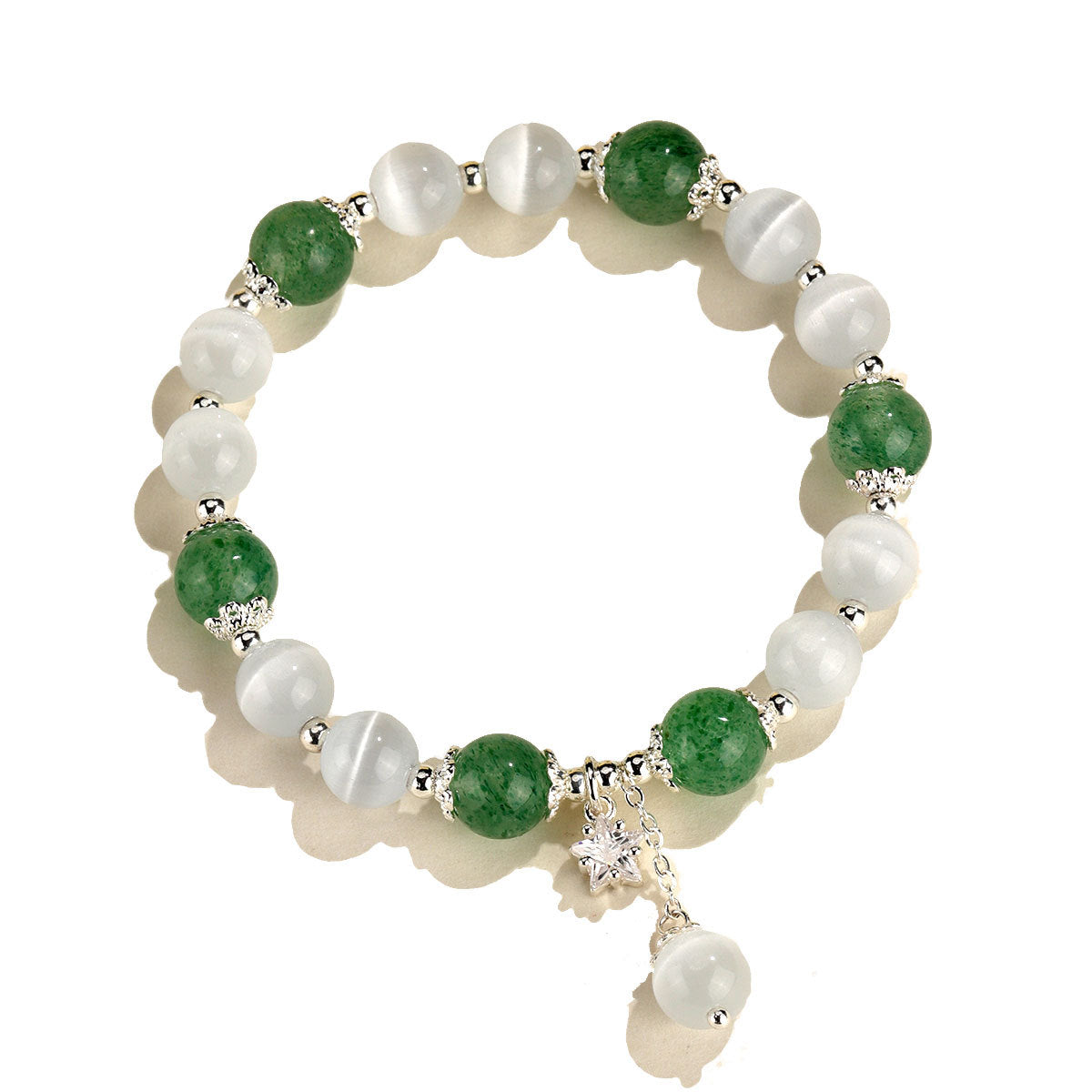 Style Red Agate Opal Beaded Female Bracelets