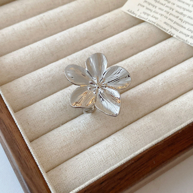 Flower Open Personalized Fashionable Niche Exaggerated Rings