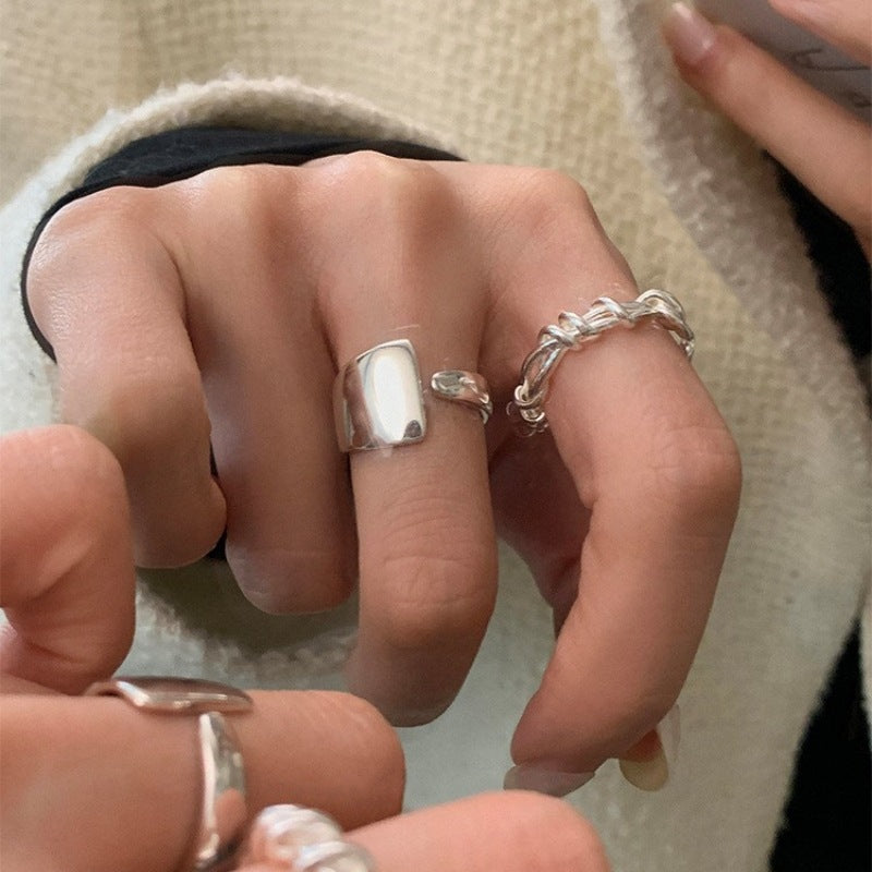 Irregular Female Fashion Personalized Hip Hop Rings