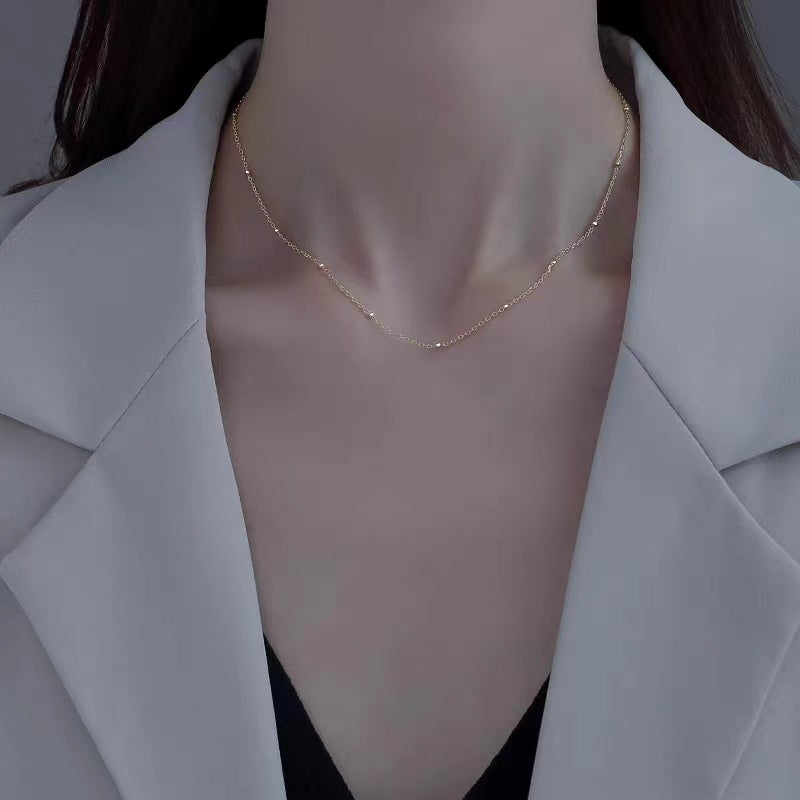Female Summer Simple Light Luxury Minority Necklaces