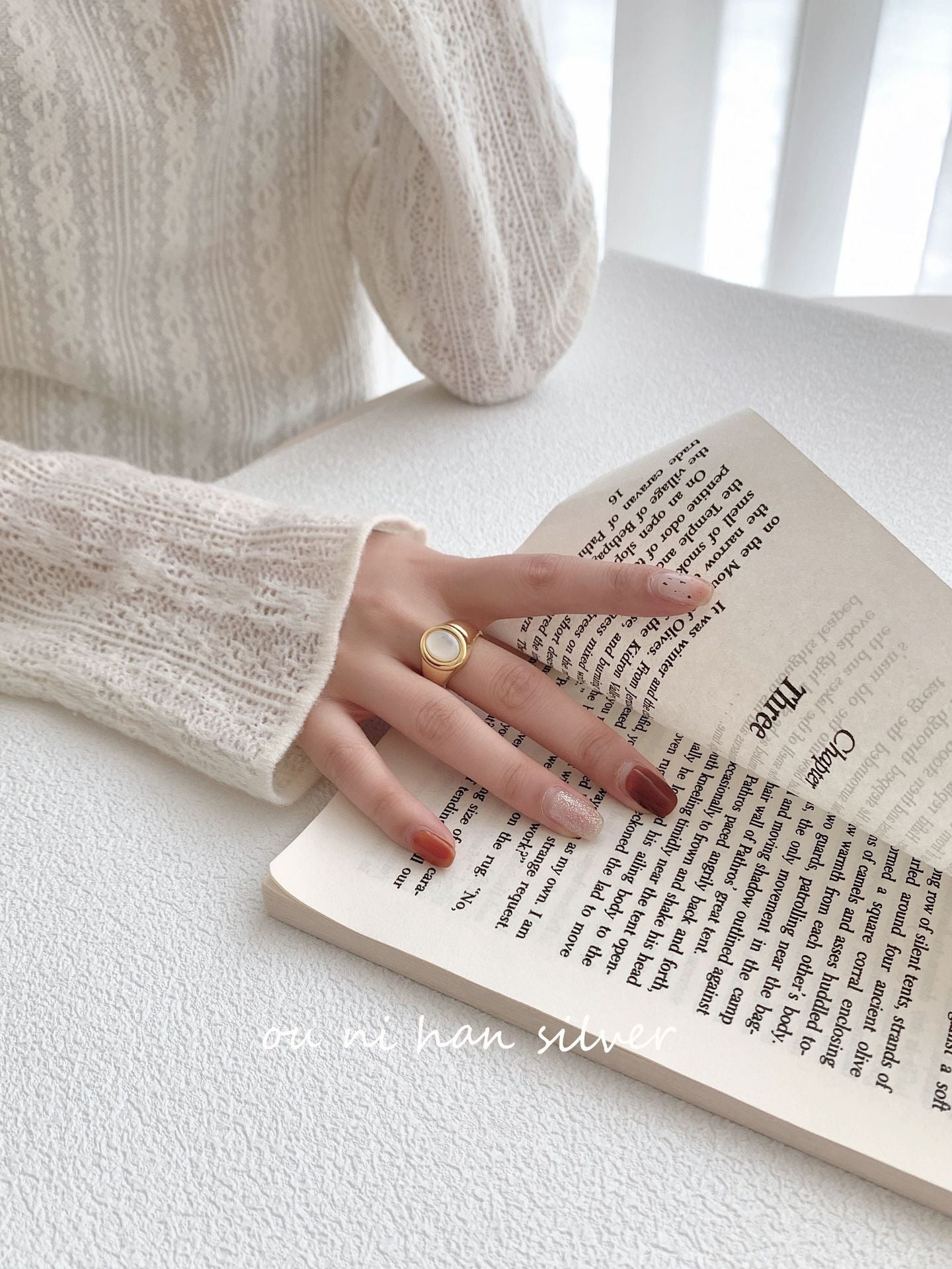 Oni Sterling Sier Female Style Design Rings