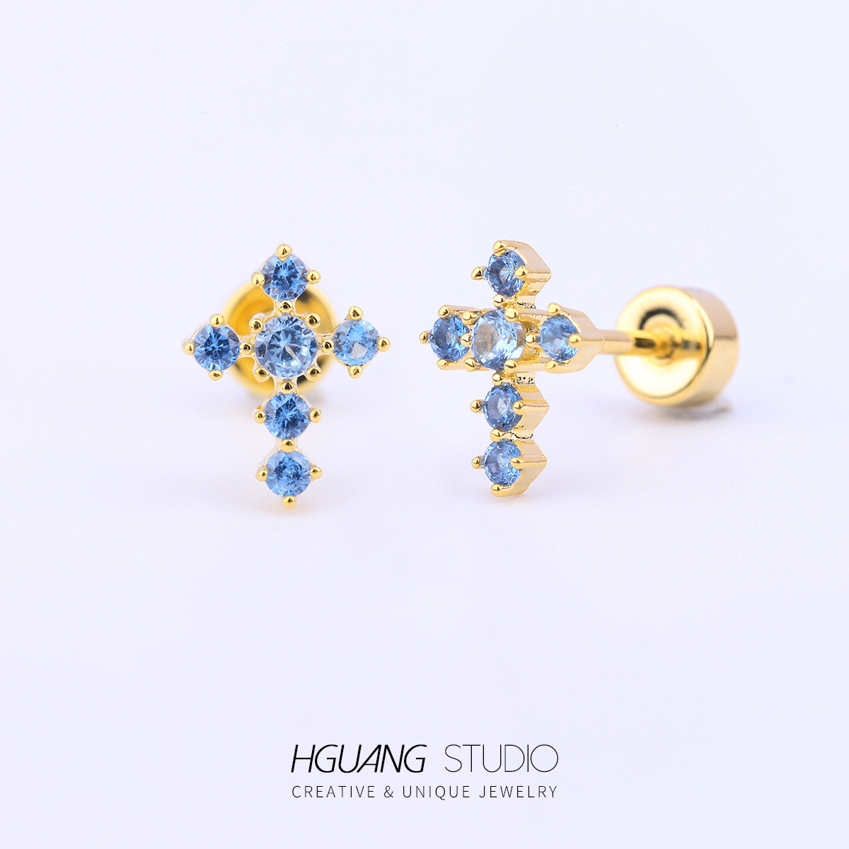 Micro Inlaid Zirconium Ear Bone Zircon Earrings