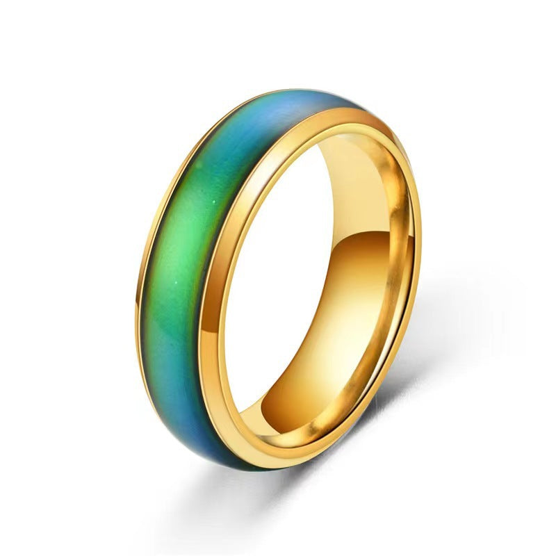 Steel Female Mood Cold Wind Titanium Rings