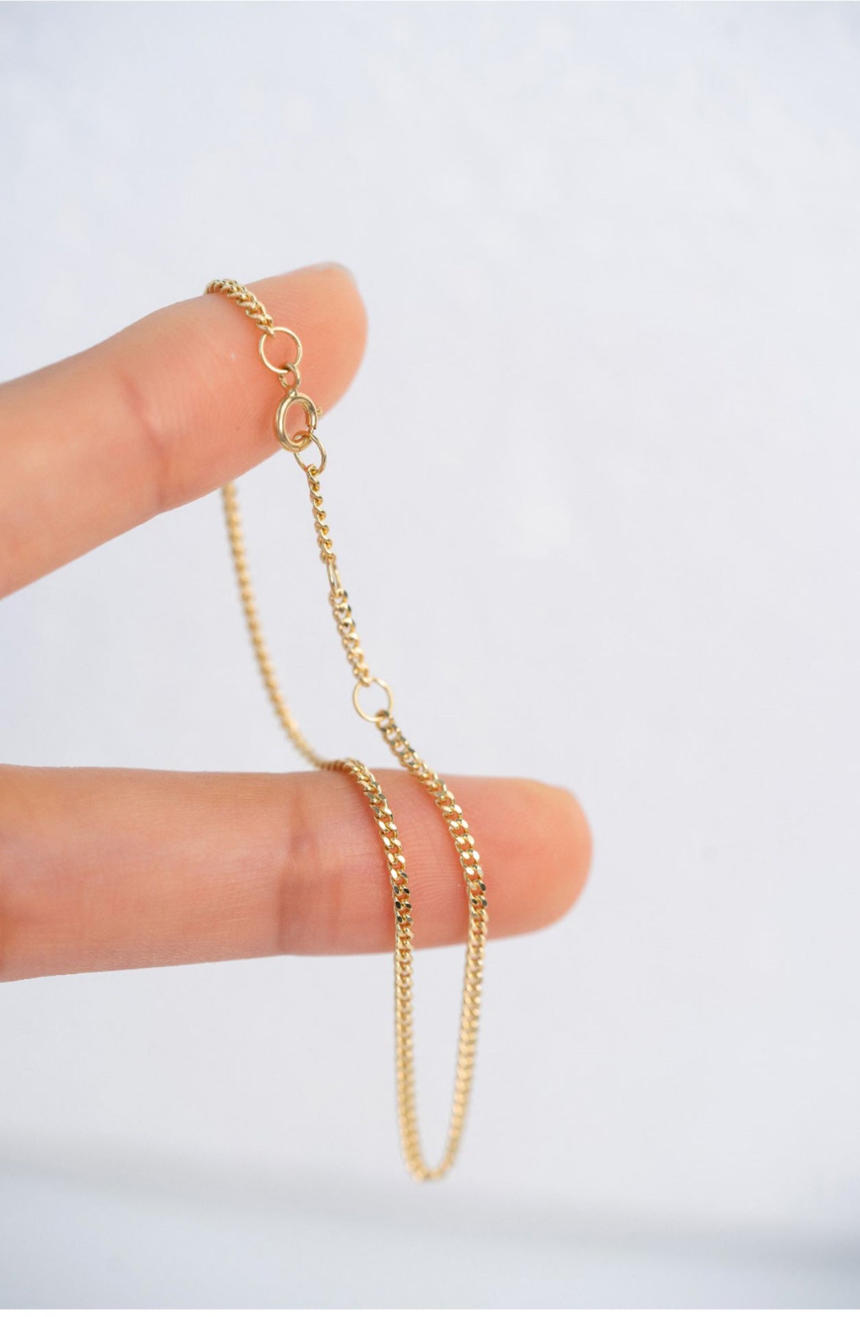 Gold-plated Denim Plain Simple Style Basic Bracelets