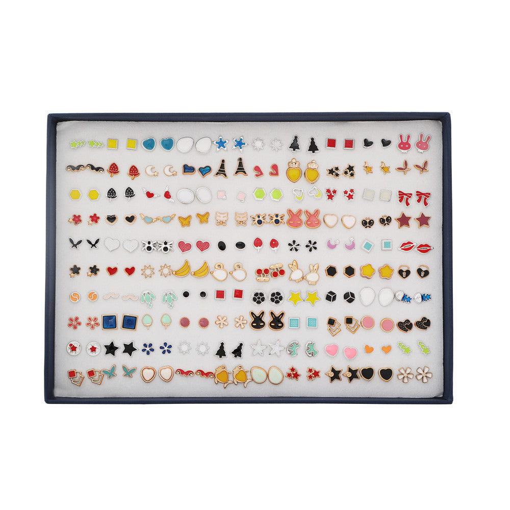 Korean Style Plastic Pair Boxed Collection Dripping Rings