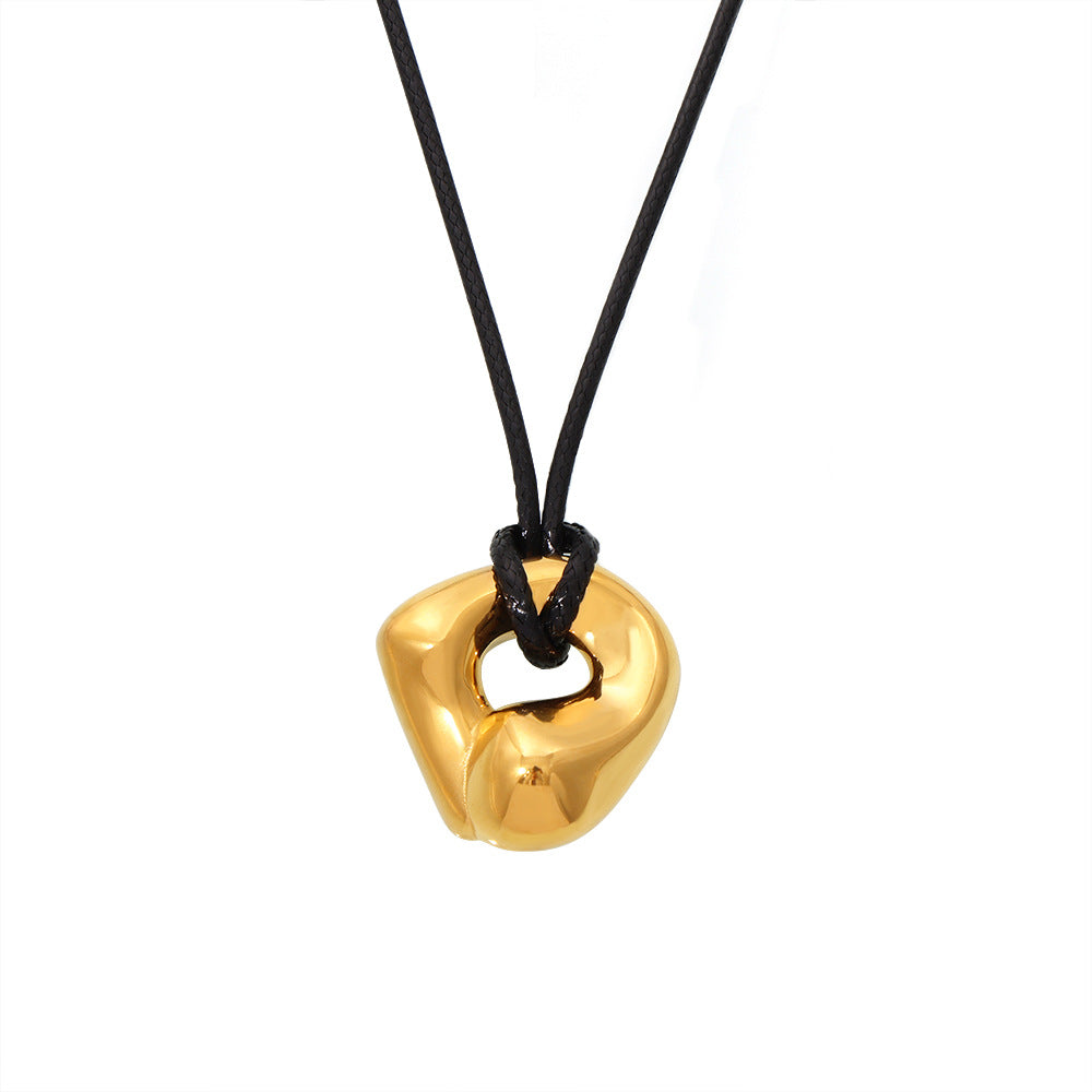 Titanium Steel Material Plated With Real Necklaces
