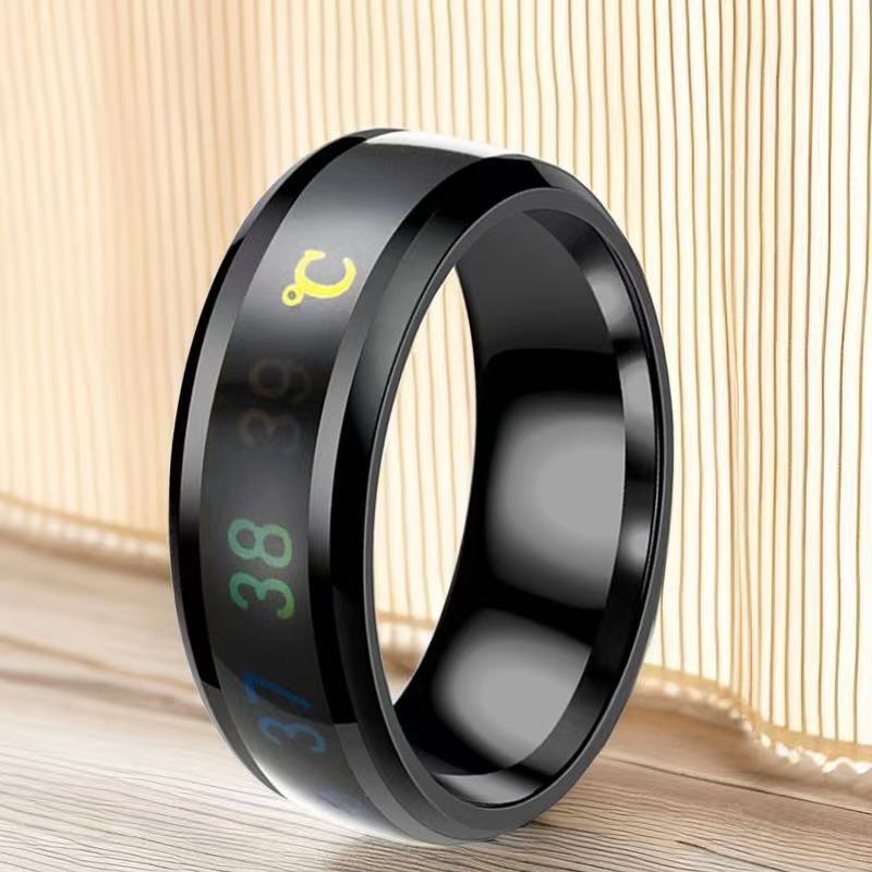 Men's Stainless Steel Smart Trendy Cold Hip Rings