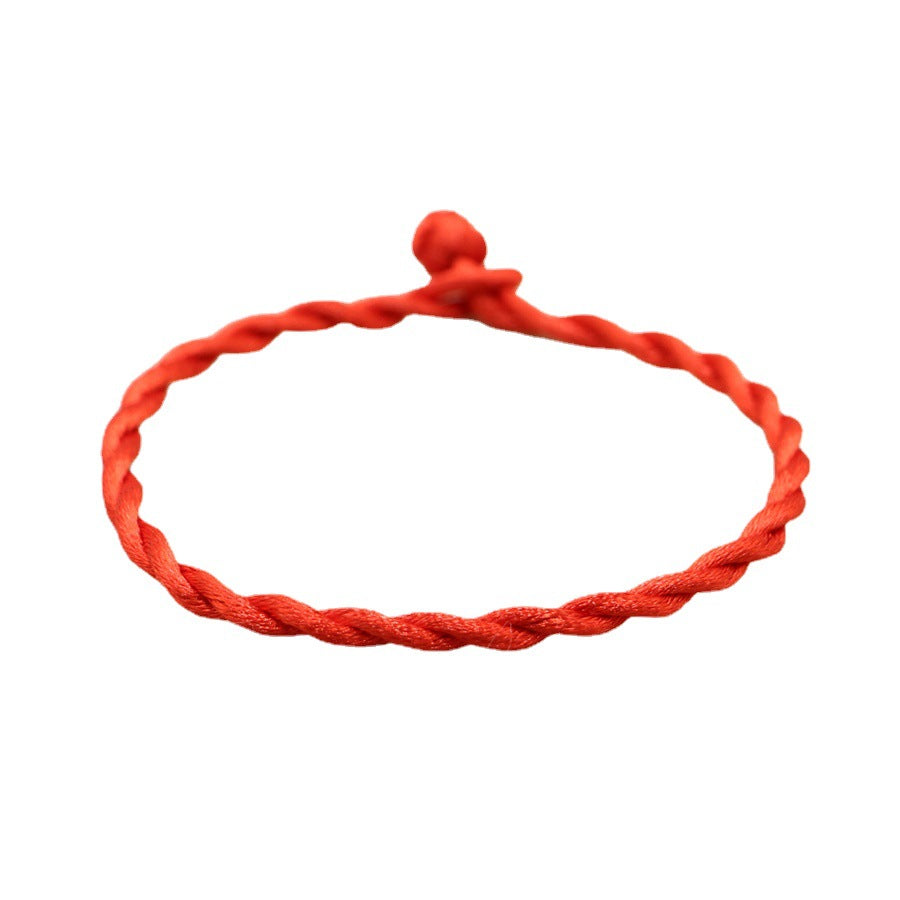Simple Red Rope Braid Carrying Strap Bracelets