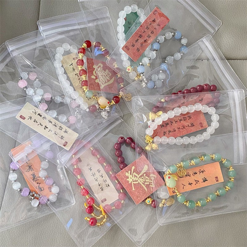 Style Beaded Elastic String Sweet Colored Bracelets