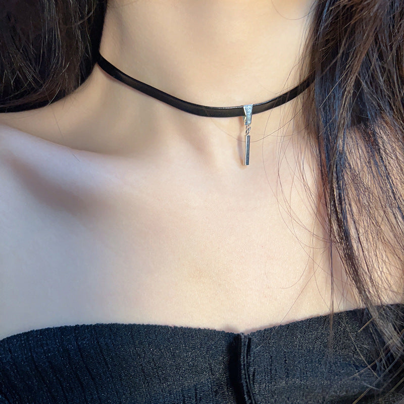 Chain Long Stick Neck Band Super Fairy Simple Female Indifference Necklace