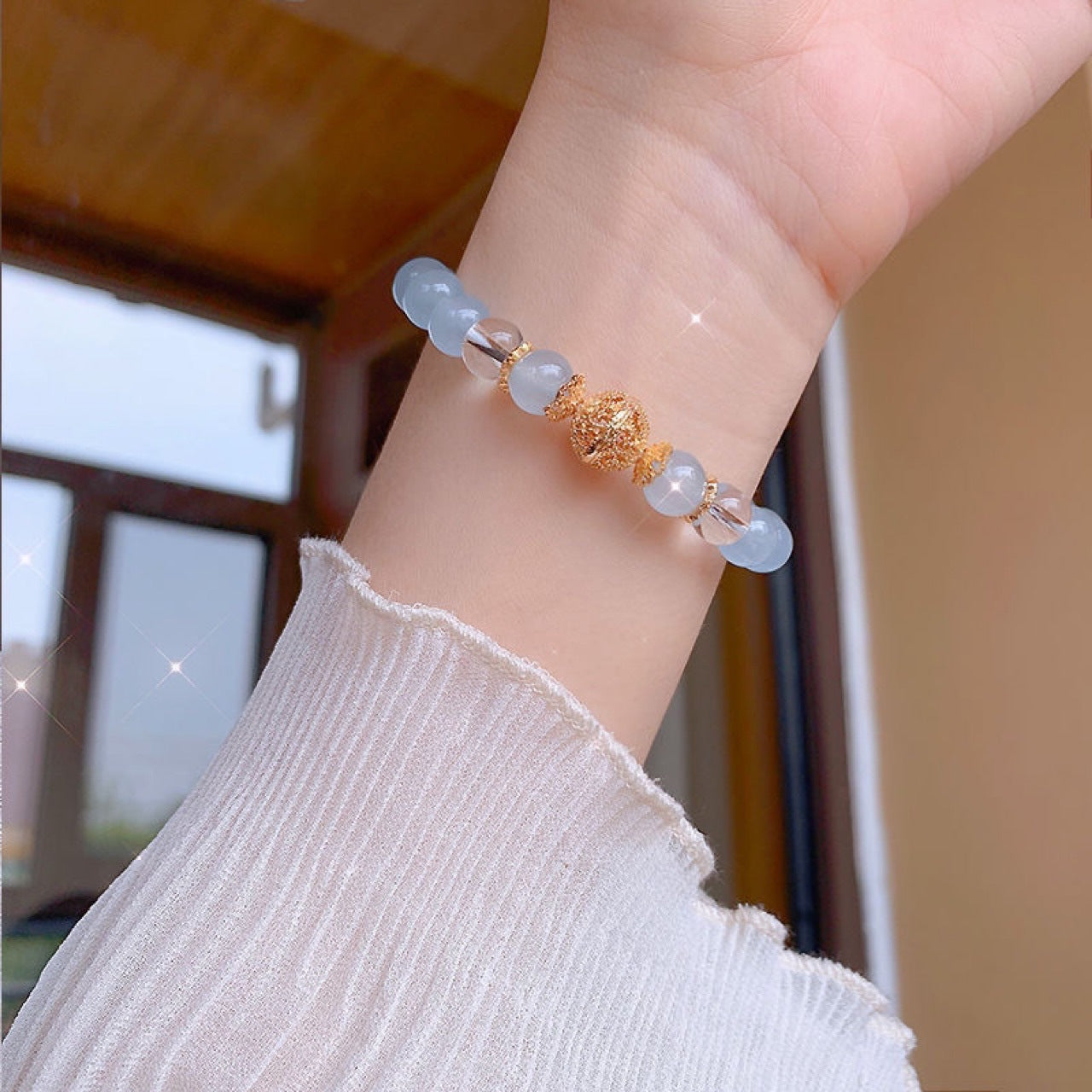 Chalcedony Female Senior Mori Style Birthday Bracelets