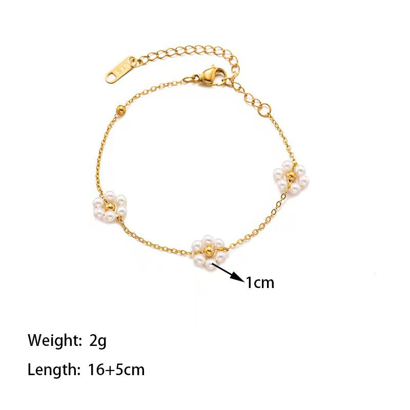 Baroque Atmosphere Retro French Romantic Pearl Bracelets