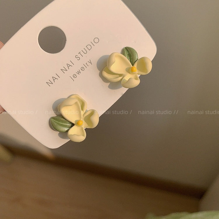 Gardenia Ear Fairy Indie Pop Style Sweet Spring Earrings