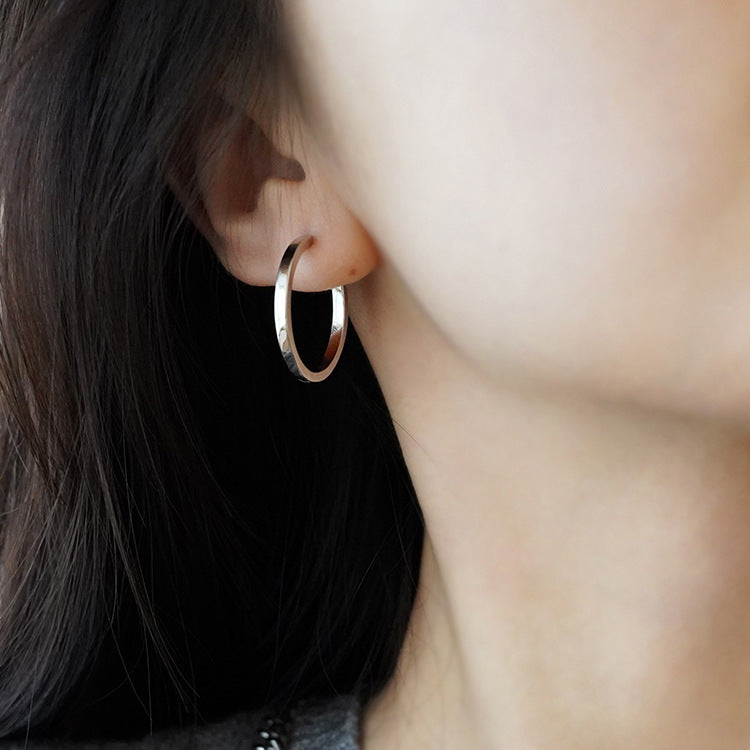 Hoop Tide Ear Design Simple Earclip Female Earrings