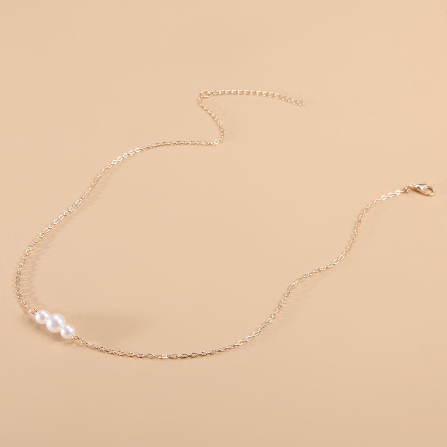 Cool Style Simple Imitation Pearl Clavicle Necklaces