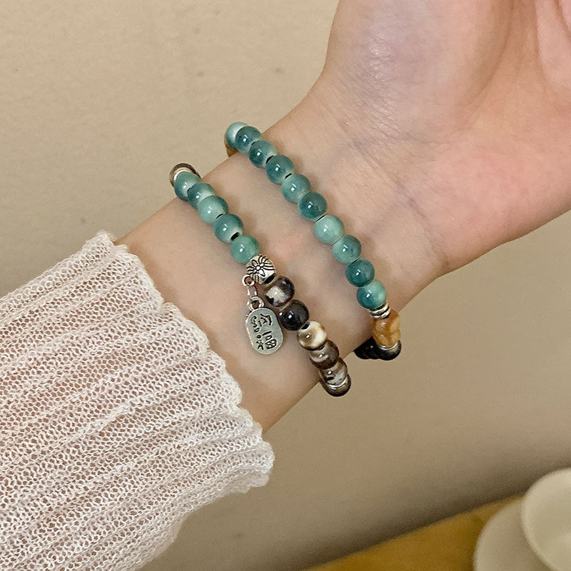 Niche Retro Chinese Beaded Handmade Stall Bracelets