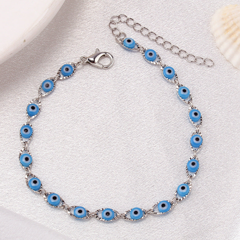 Design Simple Assorted Color Devil's Eye Bracelets