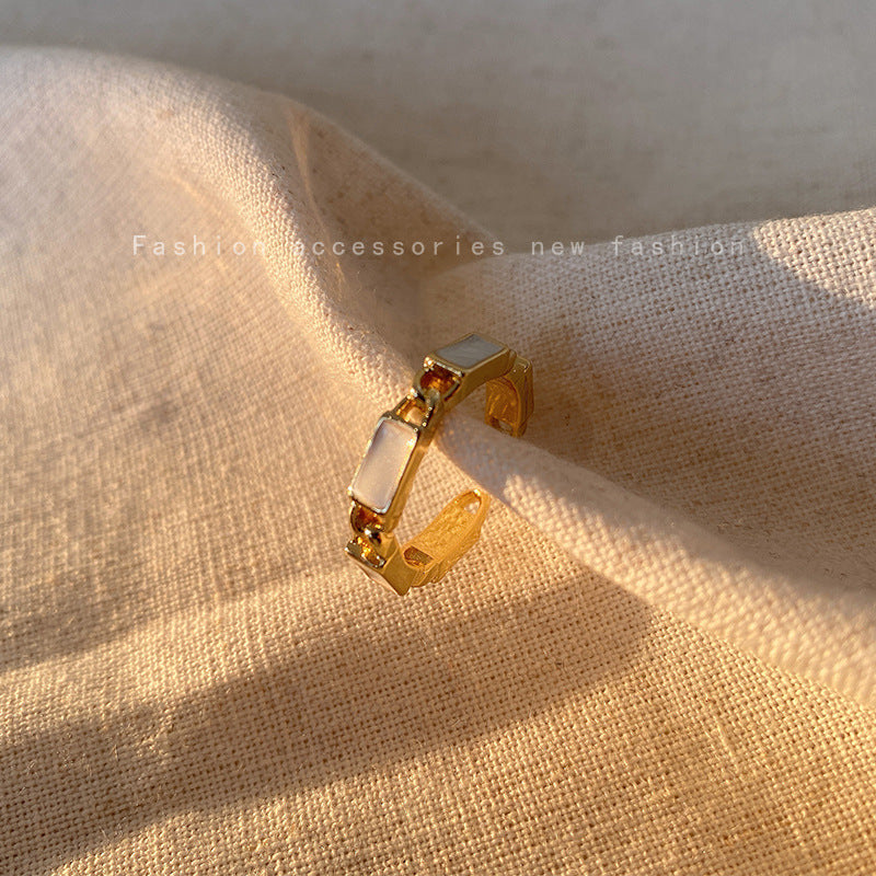 Women's Luxury High Sense Niche Couple Open Rings