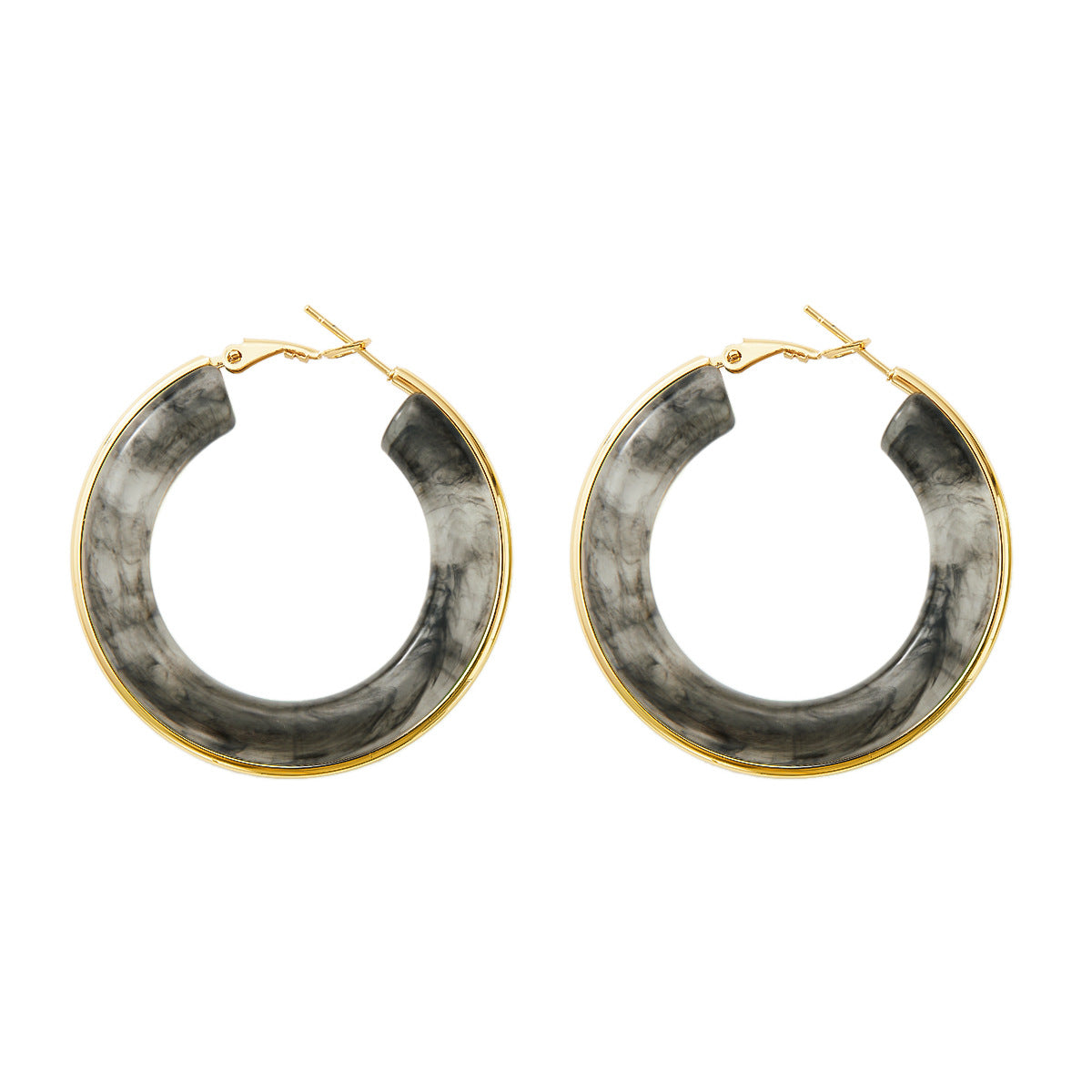 High-grade Exaggerated Vacation Style Stainless Steel Personality Affordable Luxury Earrings