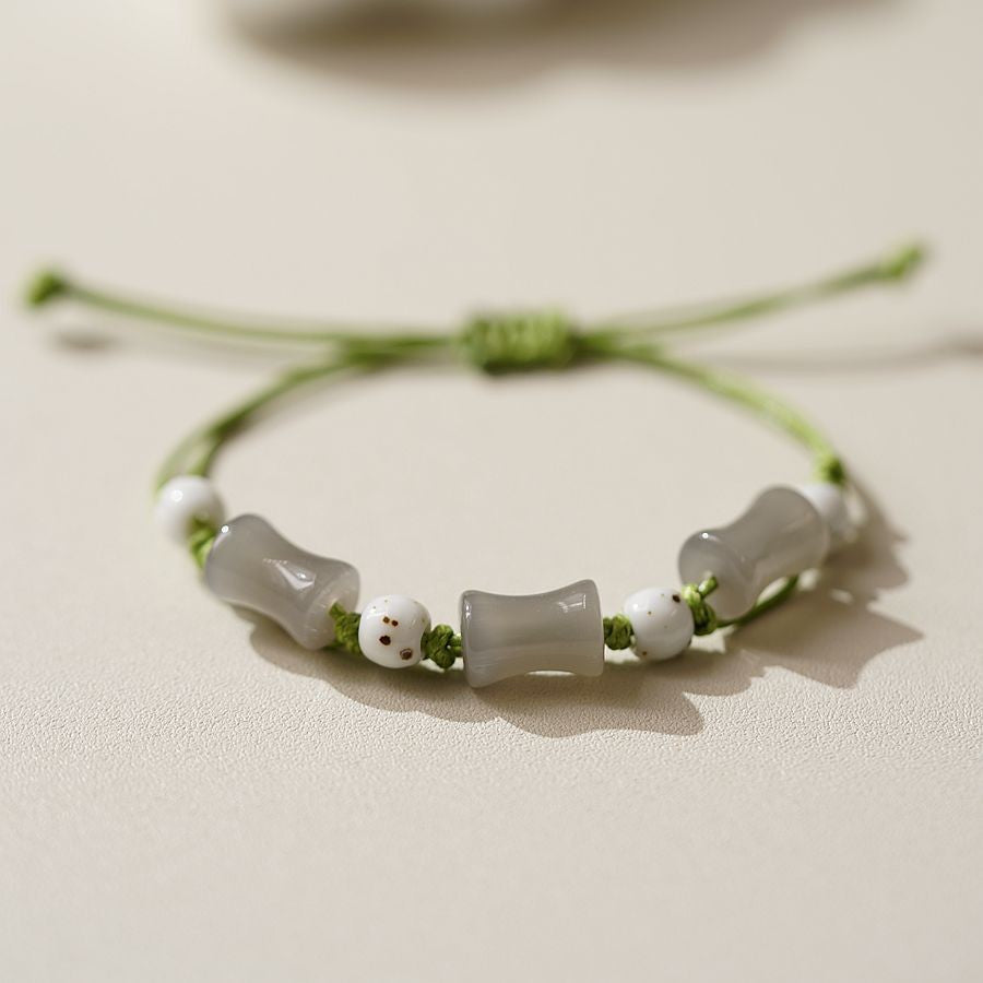 Woven Hand Strap Lucky Bamboo Boys Bracelets