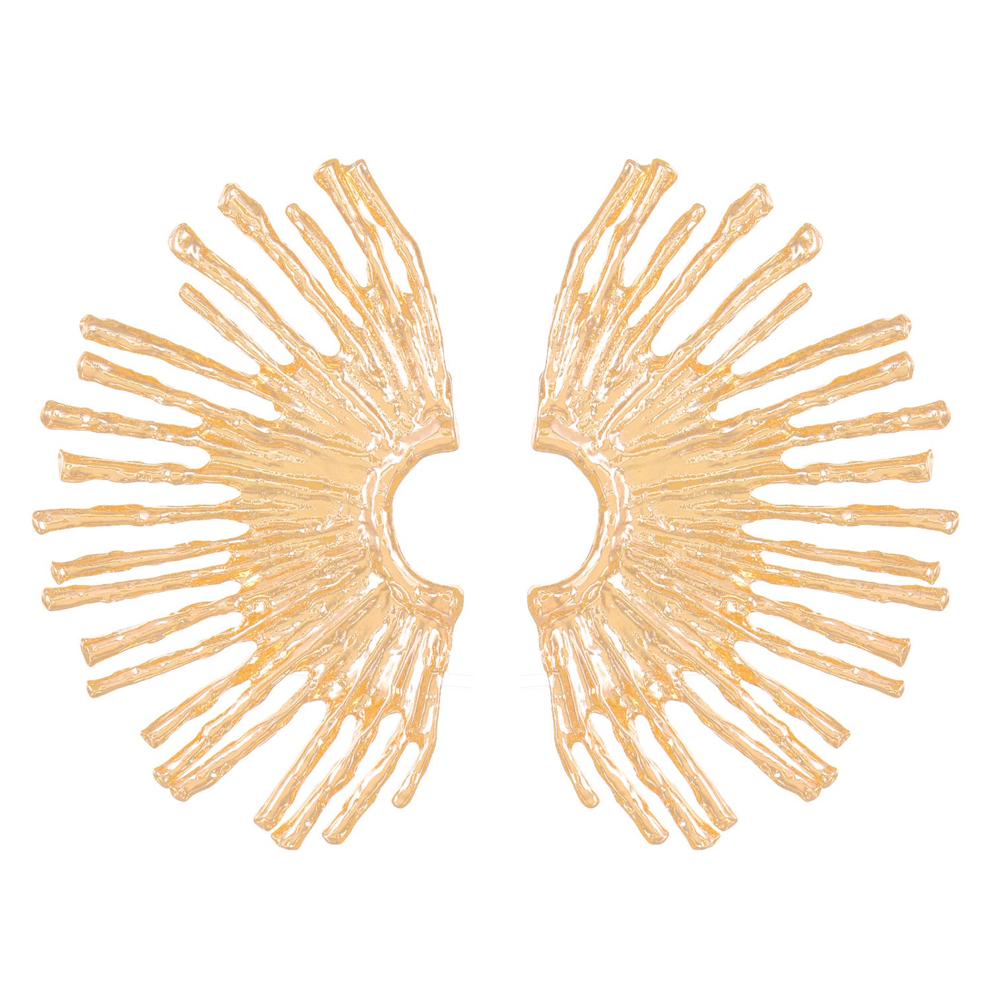 Fashion Exaggerated Sunflower Light Female Trend Party Earrings