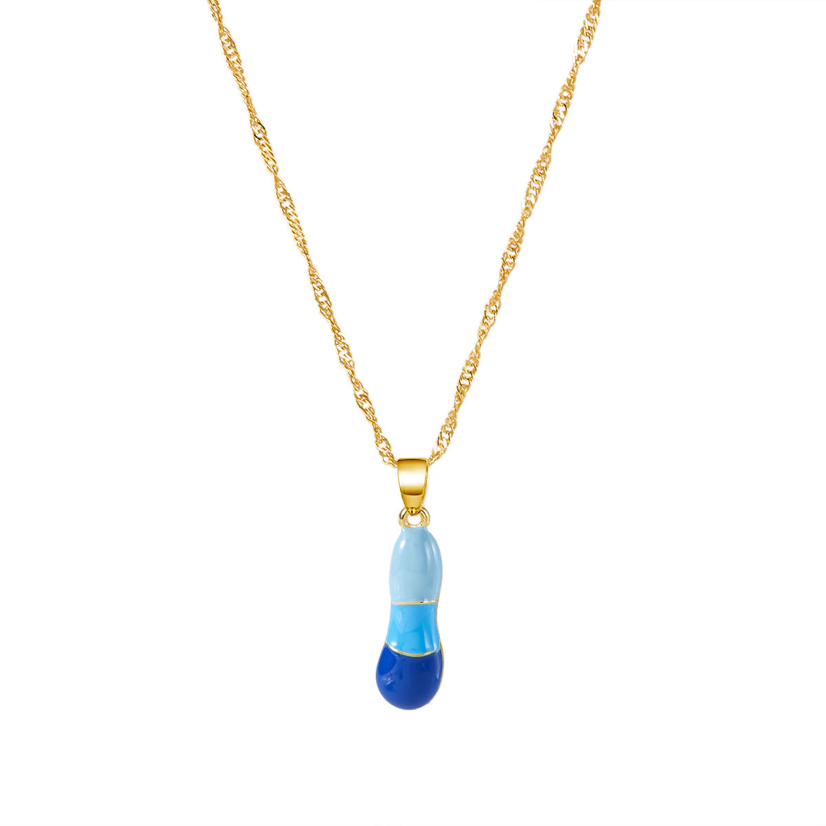 Letter Fashionable Dopamine Color Bubble Clavicle Necklaces