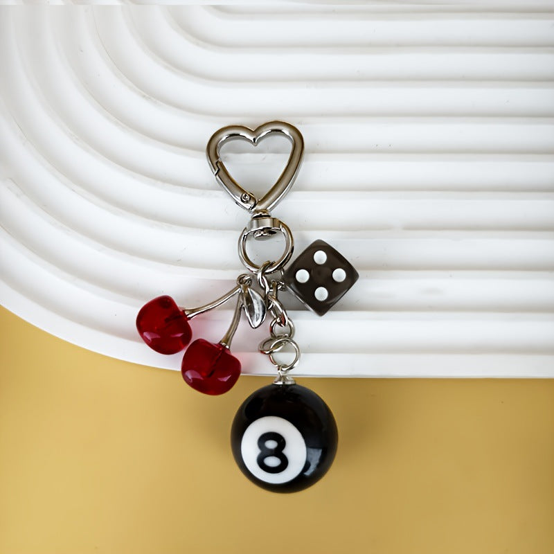 Cherry Billiards Fashion Dice Bag Personalized Hanging Ornaments