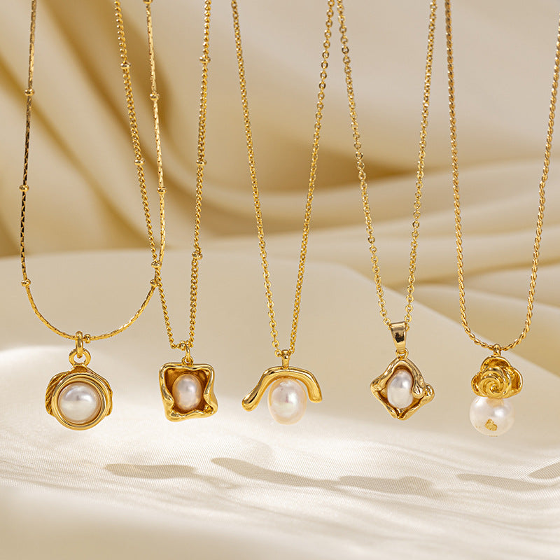 Women's Natural Pearl High-grade Clavicle Chain Special Necklaces