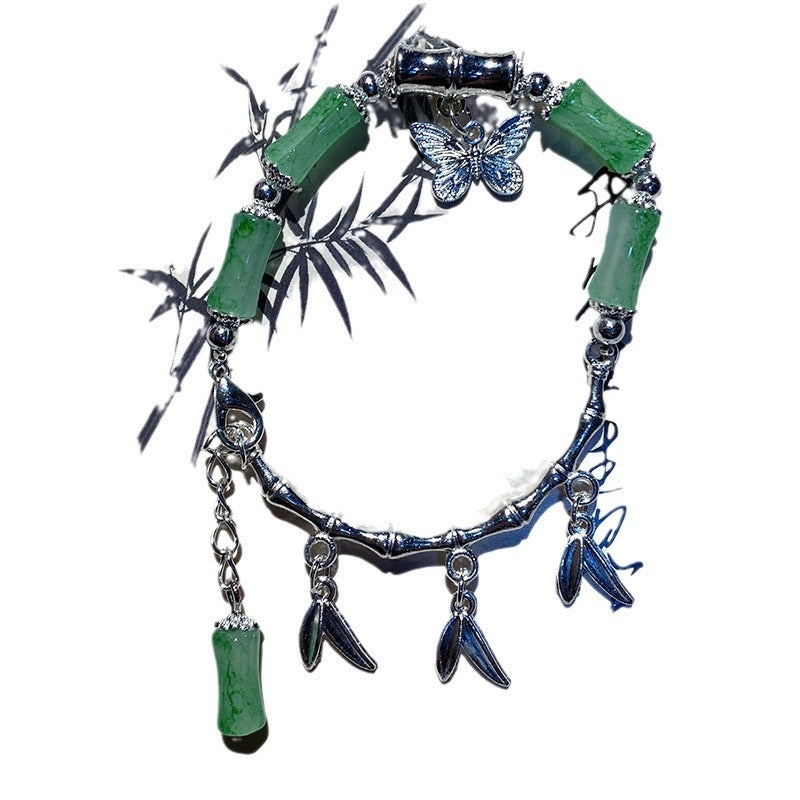 Women's Bamboo Alloy Chinese Style For Girlfriends Pick Bracelets