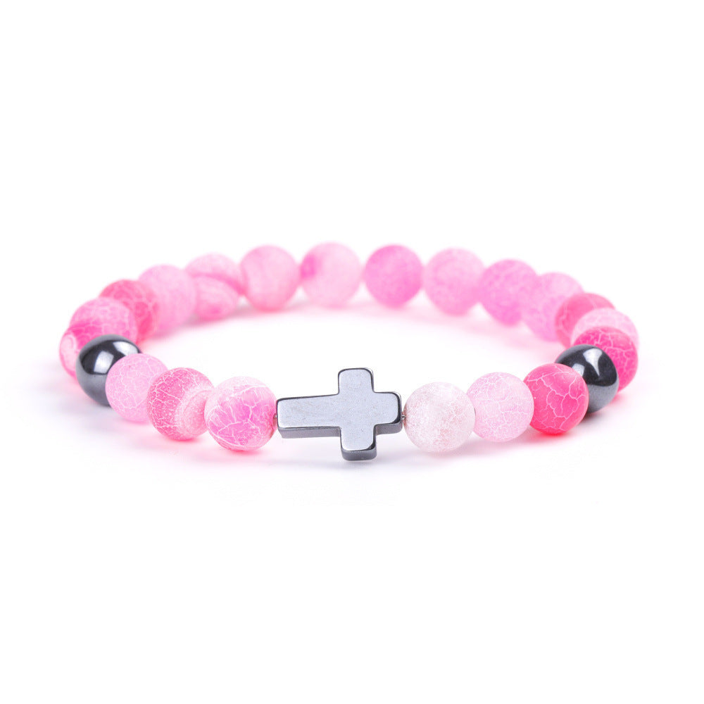 Wind Elastic Green Little Agate Friend Friendship Bracelets