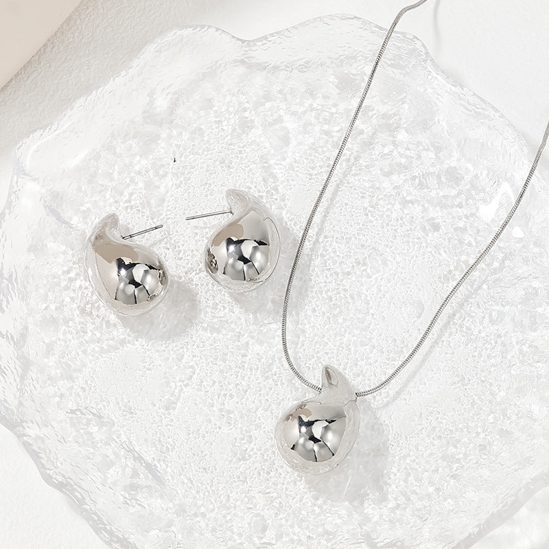 Women's Simple Fashion Drop Shape Suit Jewelry Set