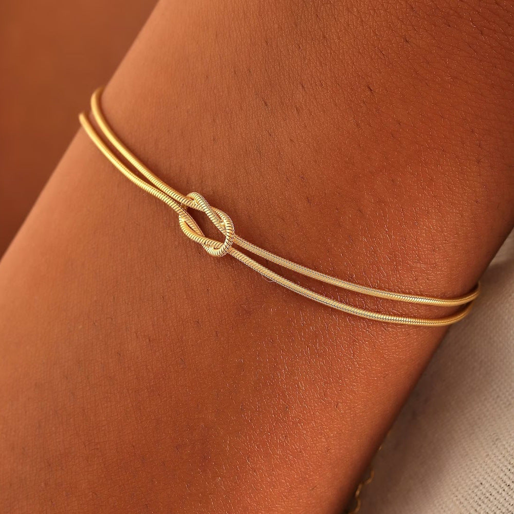 Women's Ornament Fashion High-grade Design Knotted Couple Bracelets