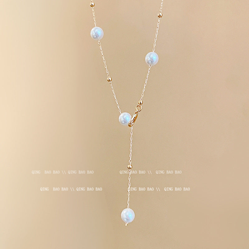 Women's Versatile High Sense Short Pearl Design Necklaces