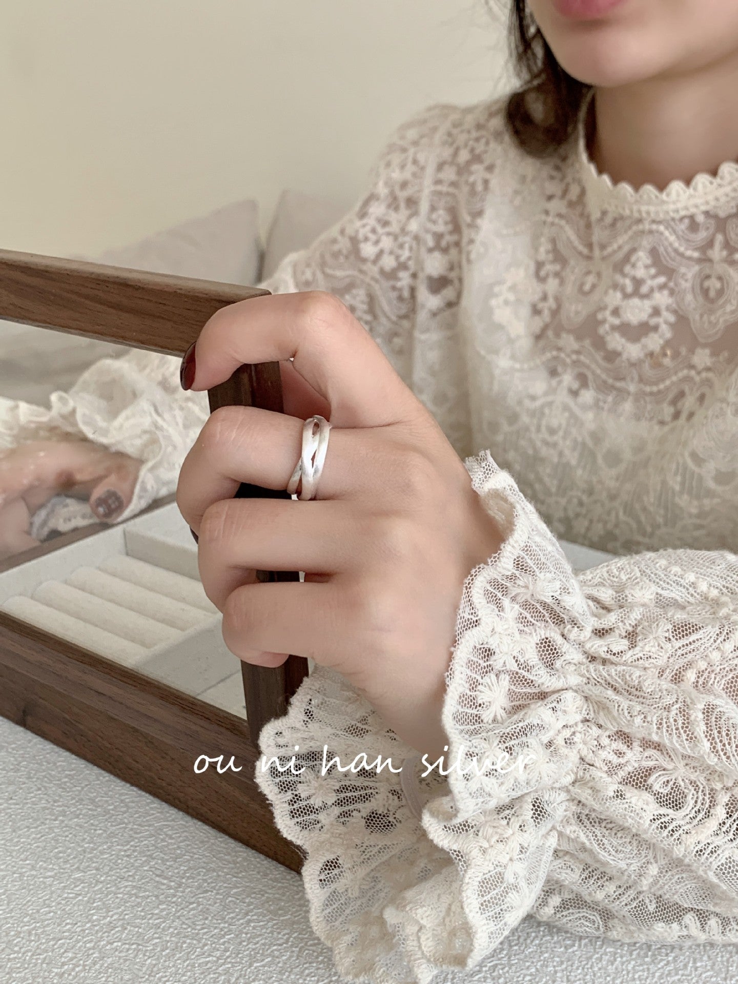 Oni Sterling Sier Female Style Design Rings