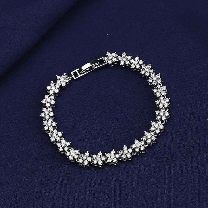 Full Diamond Female Luxury Exquisite For Girlfriend Birthday Bracelet