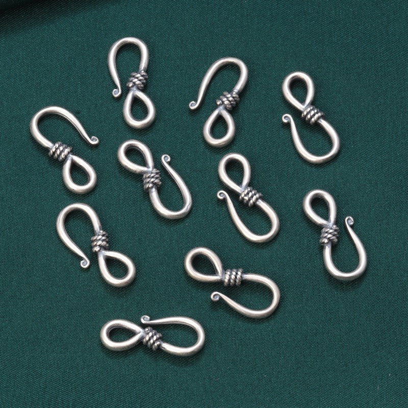 Sier Hook Buckle Sub Vintage Thai Jewelry Accessories
