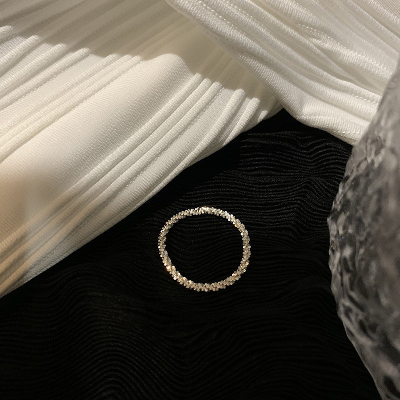 Affordable Luxury Fashion Female Sparkling Simple Rings