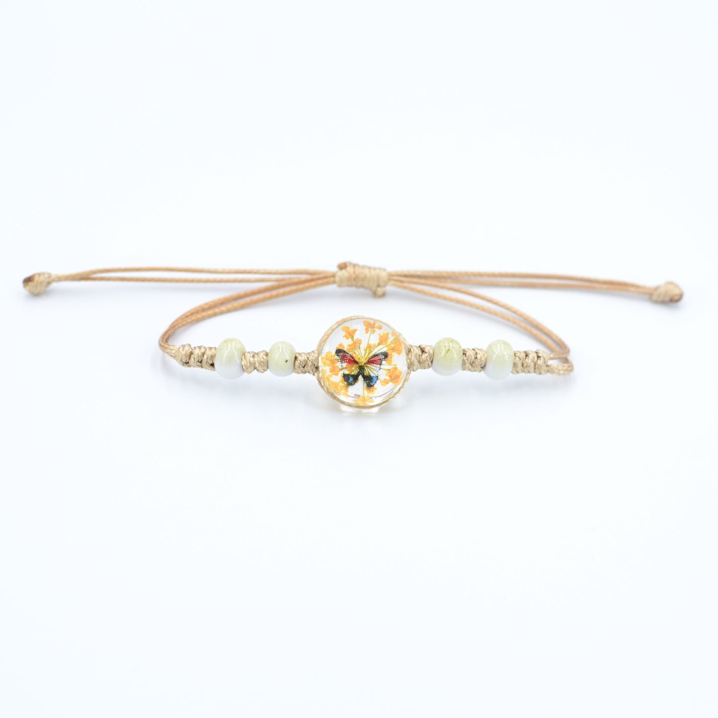 Woven Real Flower Stall Girlfriend Gifts Dried Bracelets