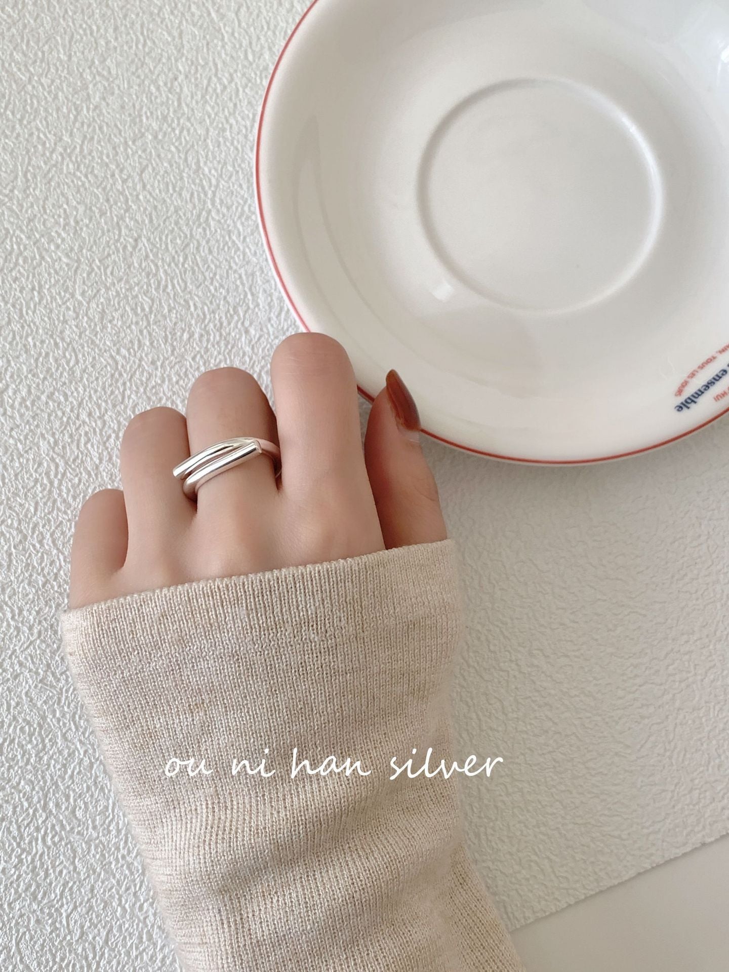 Oni Sterling Sier Female Style Design Rings