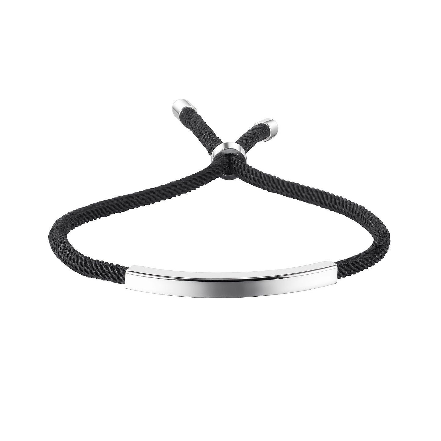 Ornament Simple Design Personality Woven Titanium Bracelets