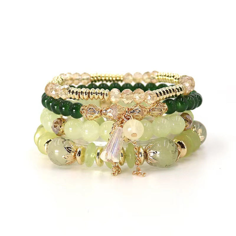 Women's Bohemian Elegant Crystal Exotic Suit Jewelry Bracelets
