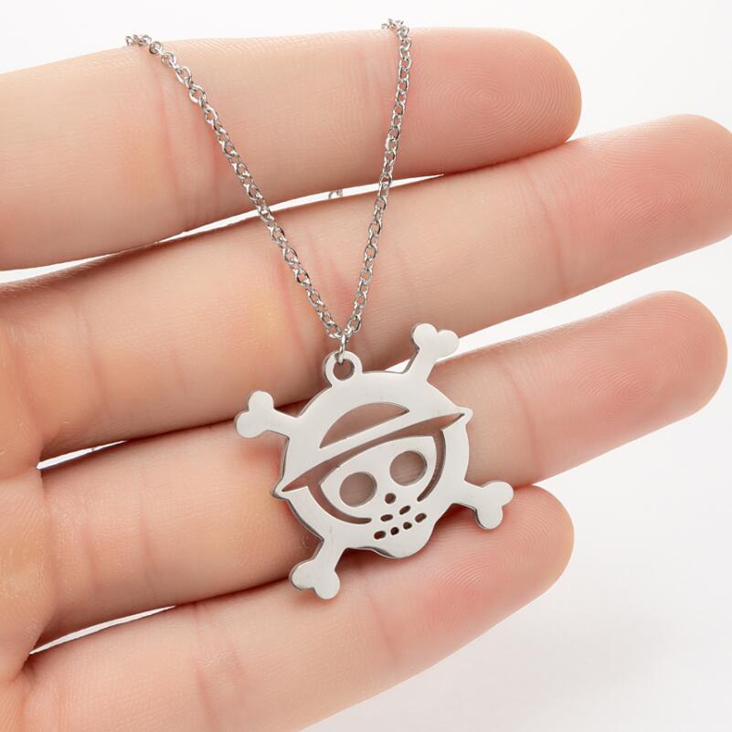 Women's Halloween Fashion Pirate Skull Ornament Accessories Necklaces