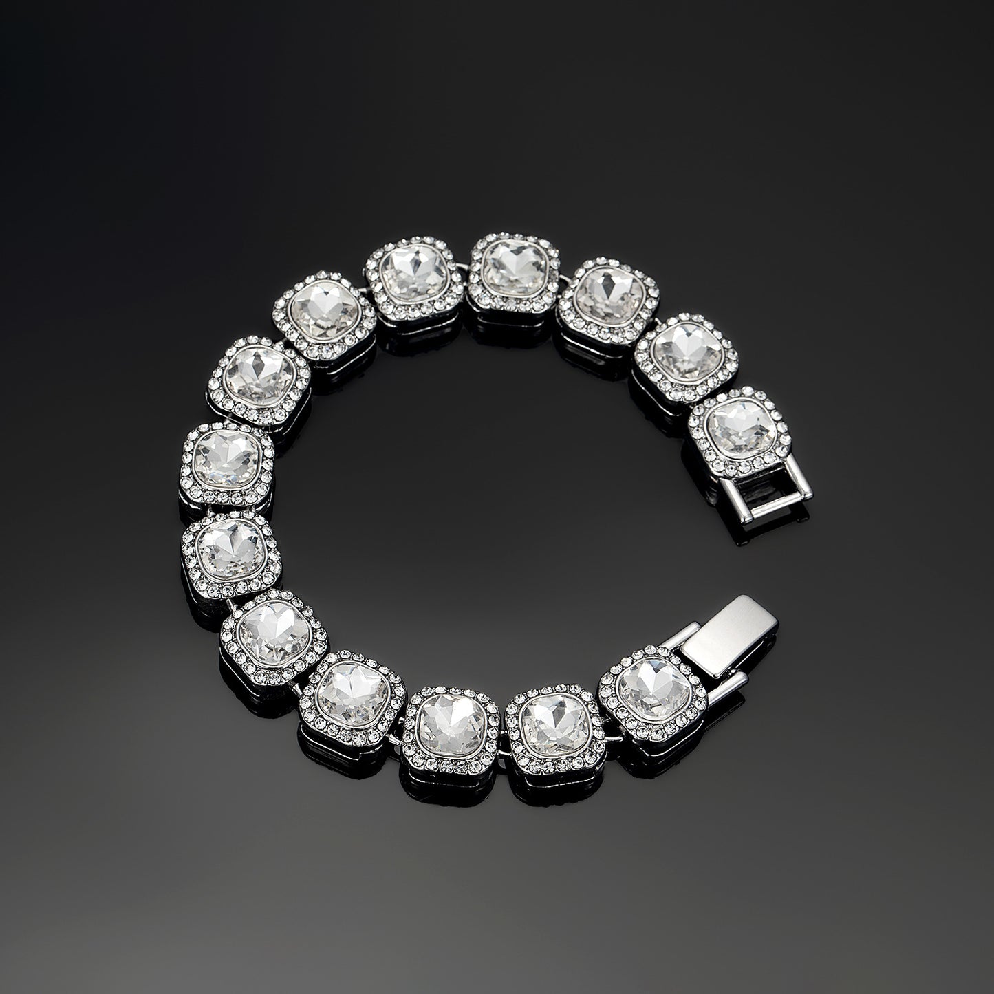 Men's Accessories Square Rock Candy Chain High Necklaces
