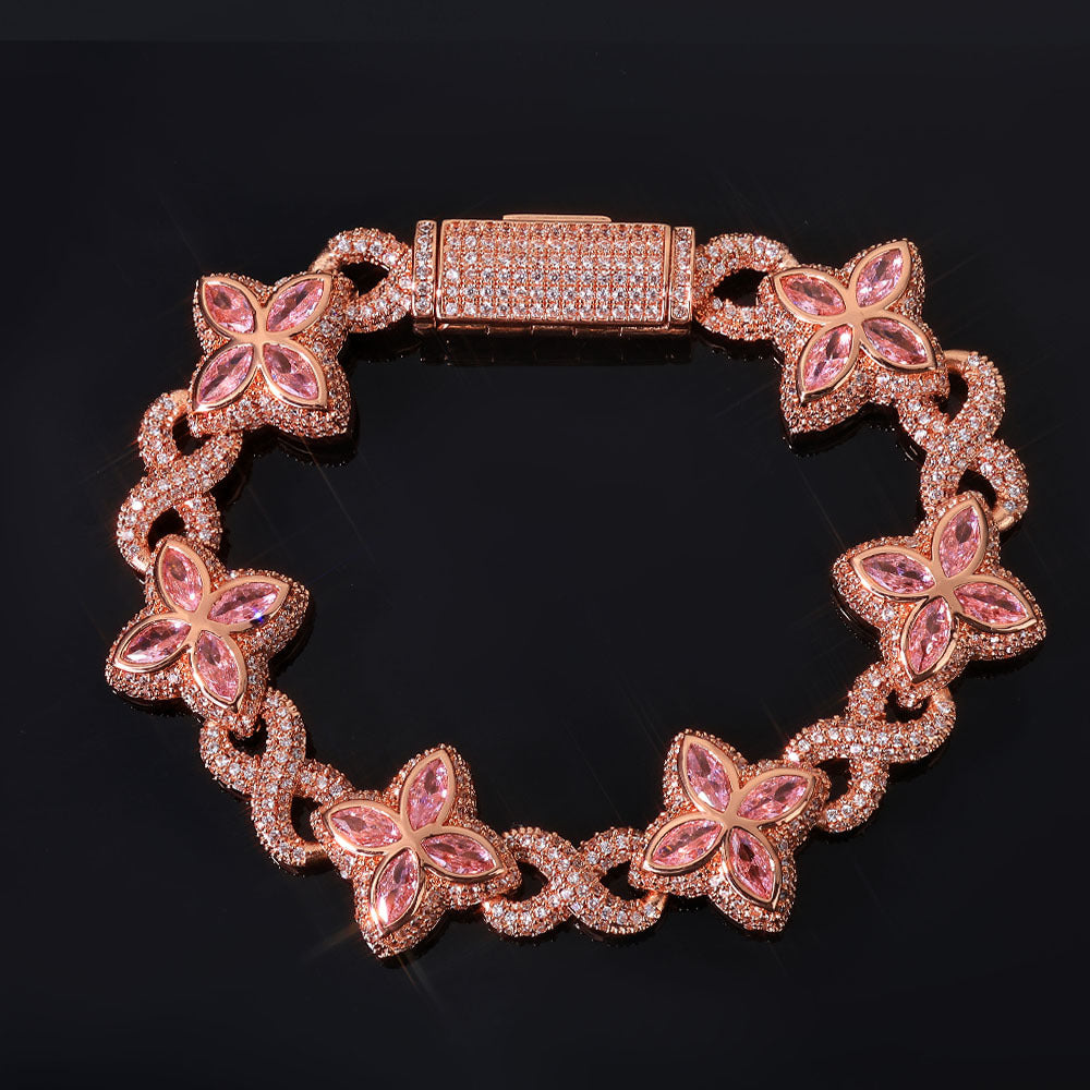 Men's Zircon Cuban Hip Hop High Sense Bracelets