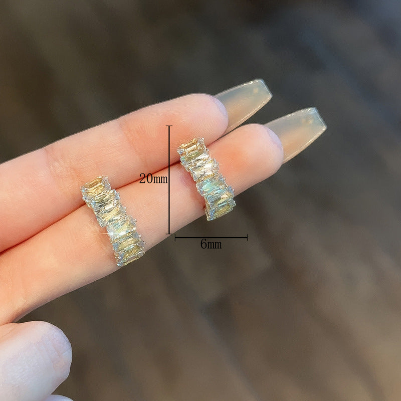 Women's Shaped Round Light Luxury Minority Dignified Sense Earrings