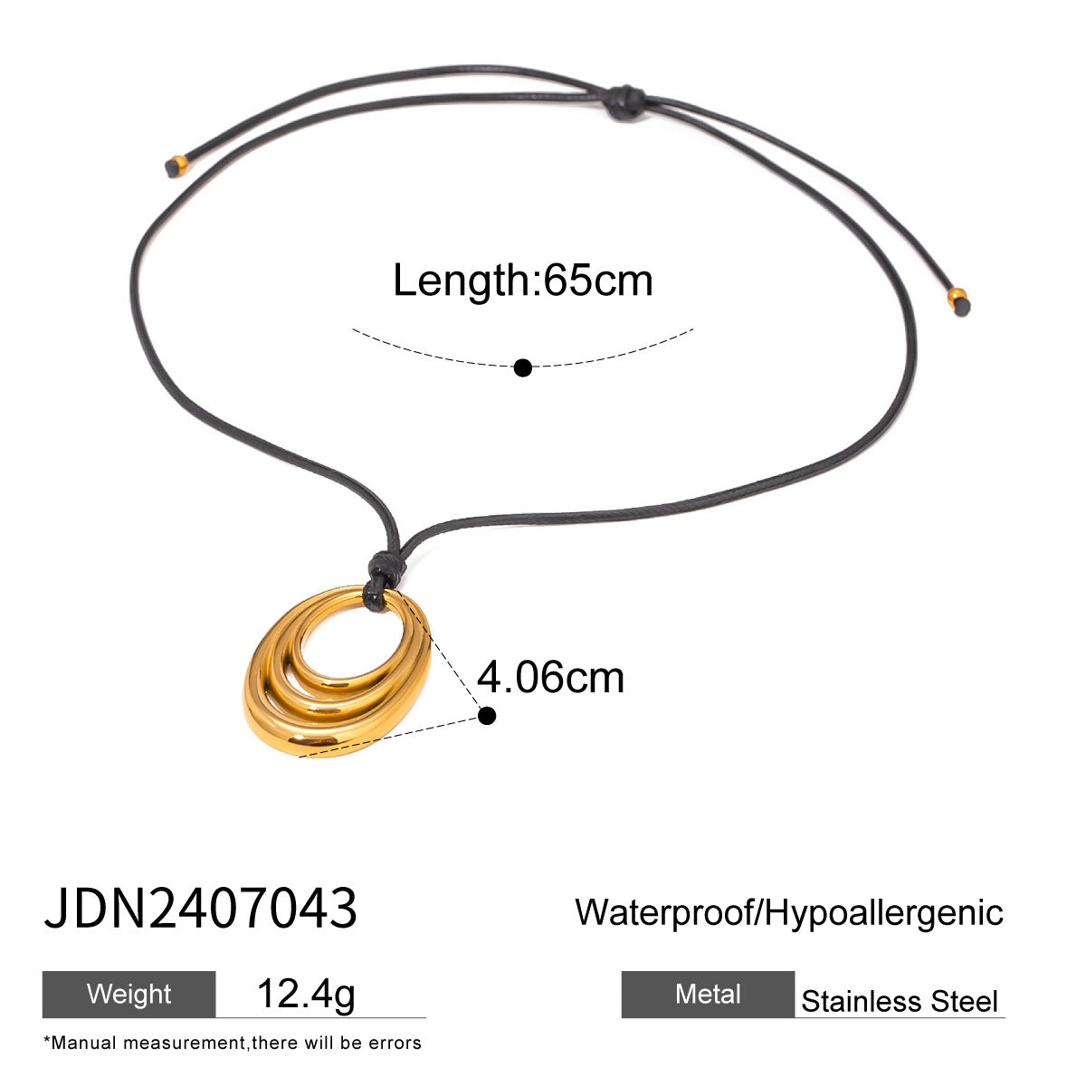 Geometric Irregular High-grade Clavicle Chain Titanium Necklaces
